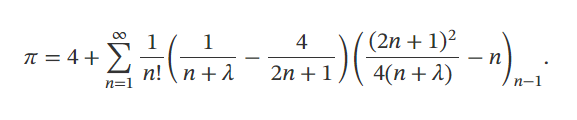 Eine mathematische Formel.