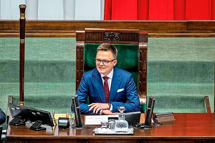 Szymon Hołownia, der neue Chef des Sejm.