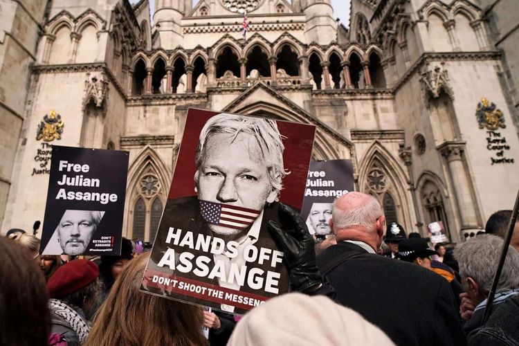 Demo für Assange