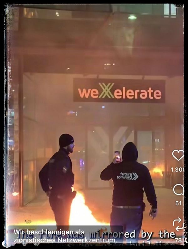 Antiisralische-Szene-feiert-antizionistischen-Brandanschlag-in-Wien