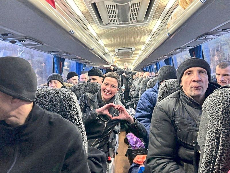 Freigelassene Gefangene in Belarus haben wohl auch mit den Ukraine-Gesprächen in Berlin zu tun