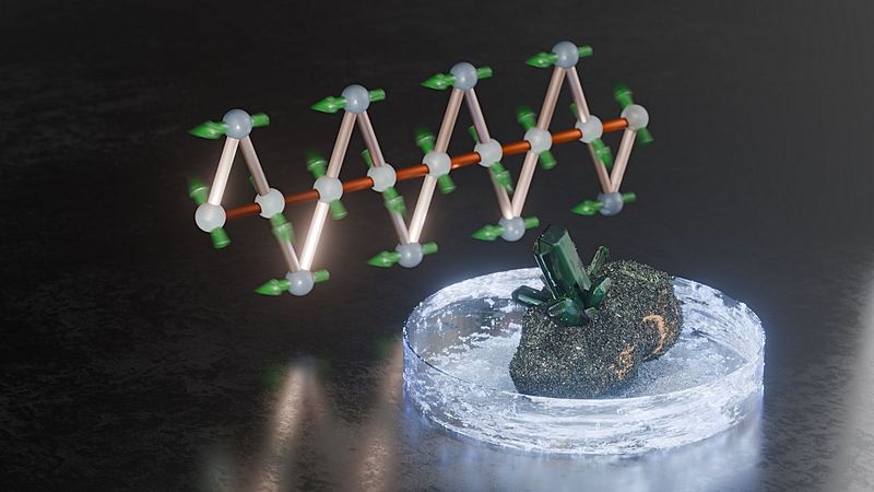 Ein Kristall, der selbst abkühlt – allerdings nur unter Magneteinfluss