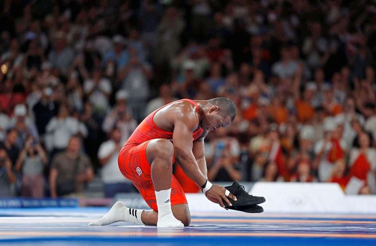 El Terrible hat nach fünftem Gold im Ringen absalutiert - Olympia 2024 ...
