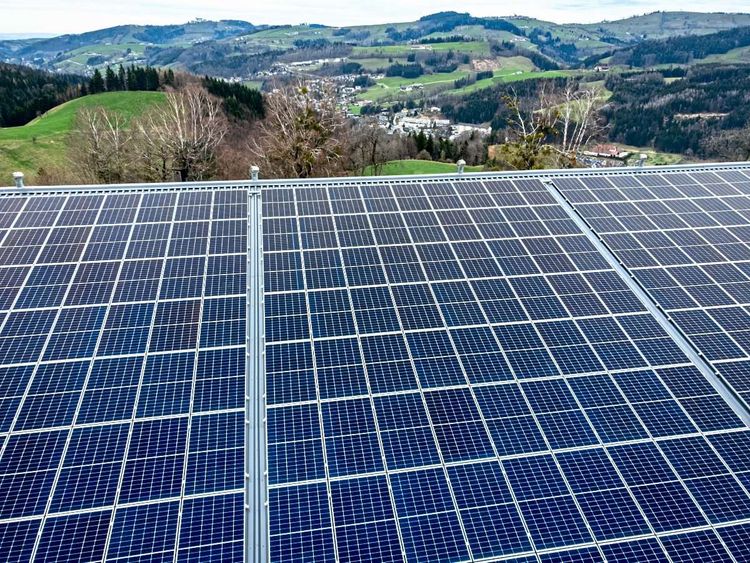 Photovoltaik der Energiegemeinschaft Ybbsitz in Niederösterreich.