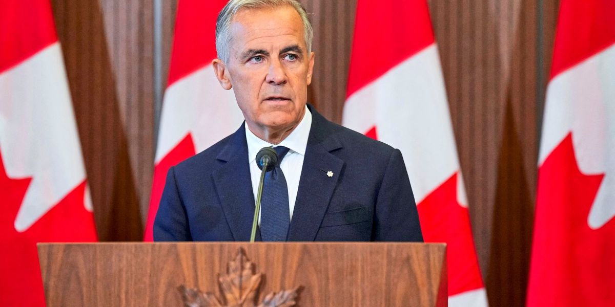 Kanadas Premierminister Mark Carney warf US-Präsident Donald Trump vor, einen Handelskrieg losgetreten zu haben.