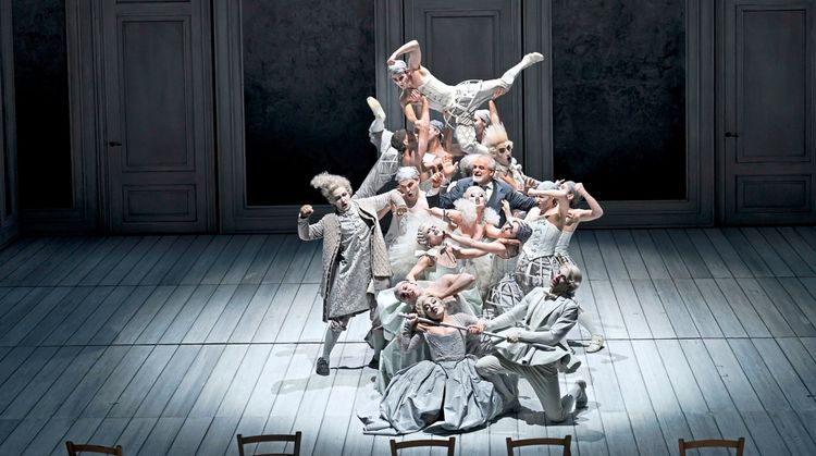 Oper Schaubild Die Oper auf die Schaufel genommen: