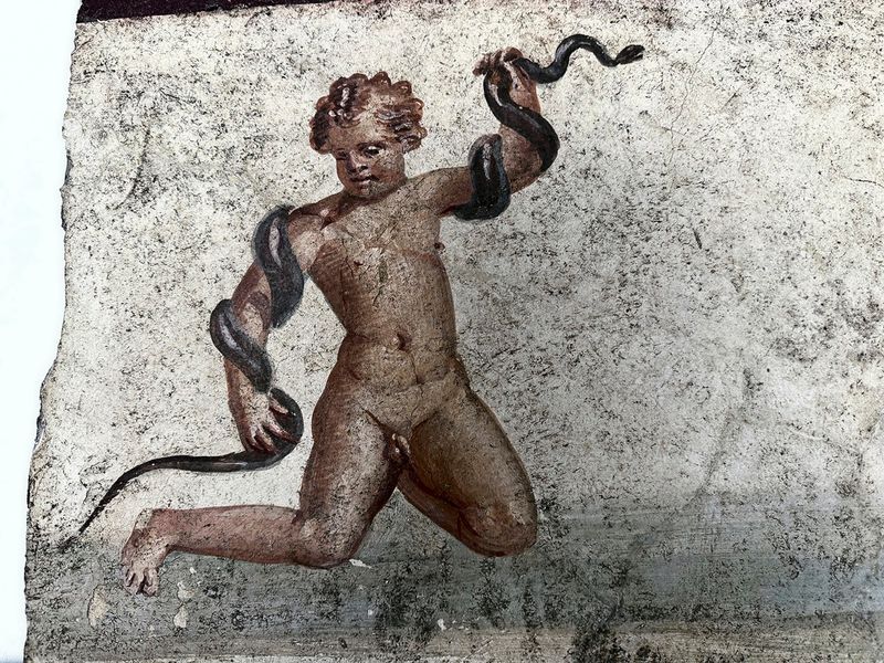 Rätsel um gestohlenes Herkules-Fresko aus Pompeji gelöst