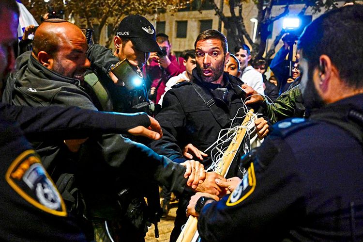 Auseinandersetzung mit Polizei bei ultrarechtem Protest in Jerusalem