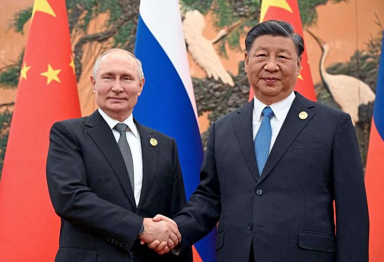 Russlands Präsident Wladimir Putin und Chinas Präsident Xi Jinping