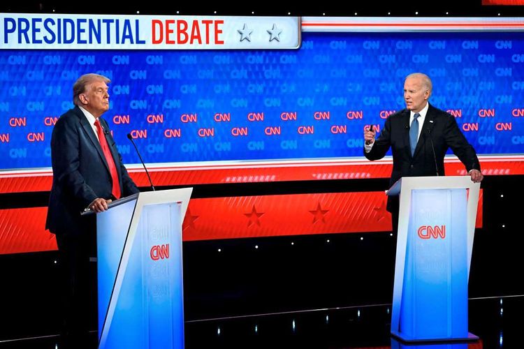 Joe Biden wollte die TV-Debatte mit Donald Trump nutzen, um endlich in die Offensive zu kommen