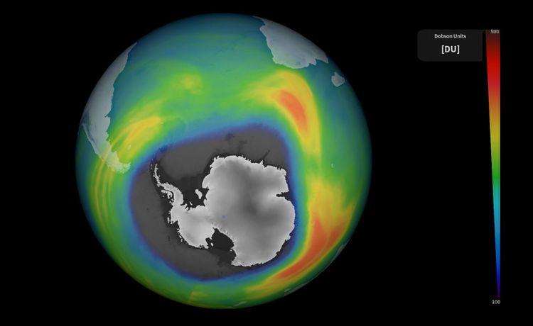 Erde, Atmosphäre, Ozonschicht, Ozonloch, Antarktis