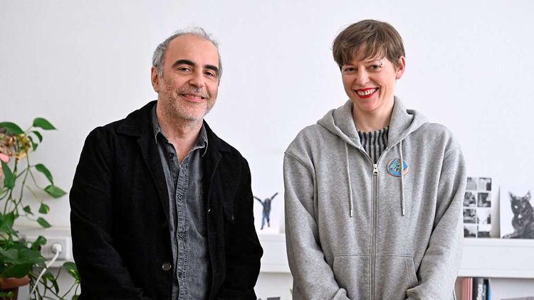 Dominik Kamalzadeh und Claudia Slanar, das neue Führungsduo der Diagonale, in ihrem Wiener Büro.