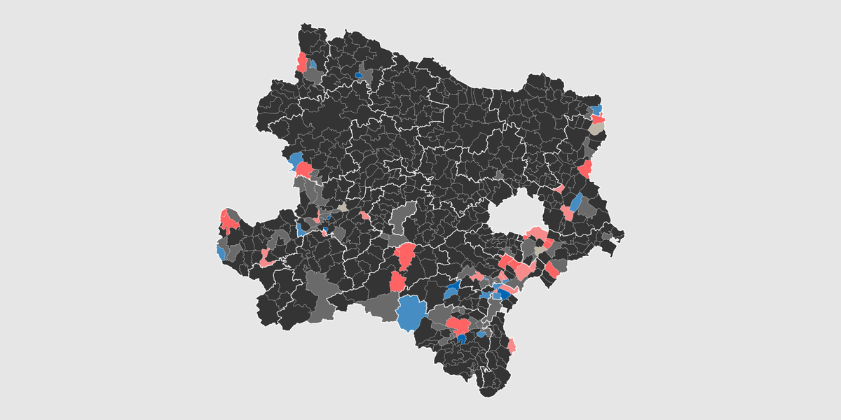 So hat Ihre Gemeinde bei der niederösterreichischen Landtagswahl