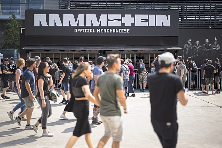 Rammstein gab in Vilnius Konzert