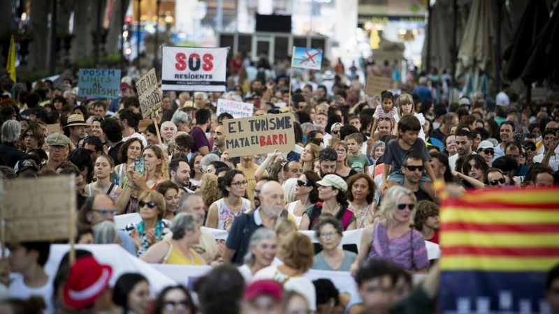 Mallorca: Großdemonstration gegen Massentourismus