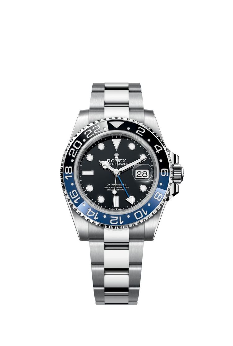 Taucheruhr mit schwarz-blauer Lünette.