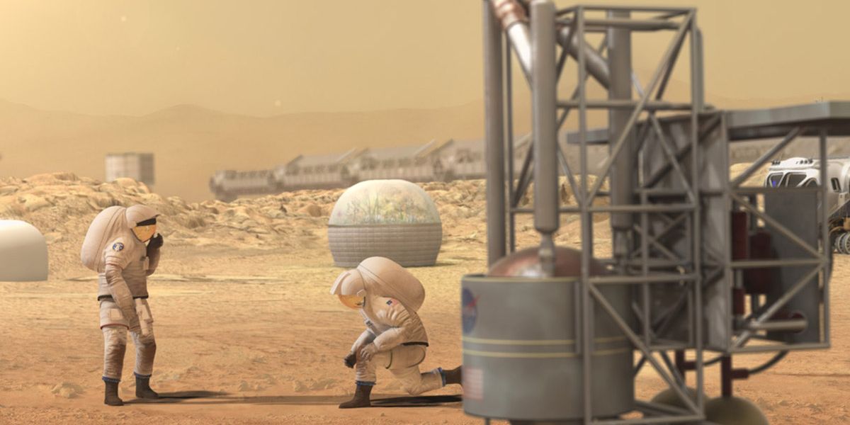 Plasmareaktor könnte Menschen auf dem Mars mit Sauerstoff versorgen