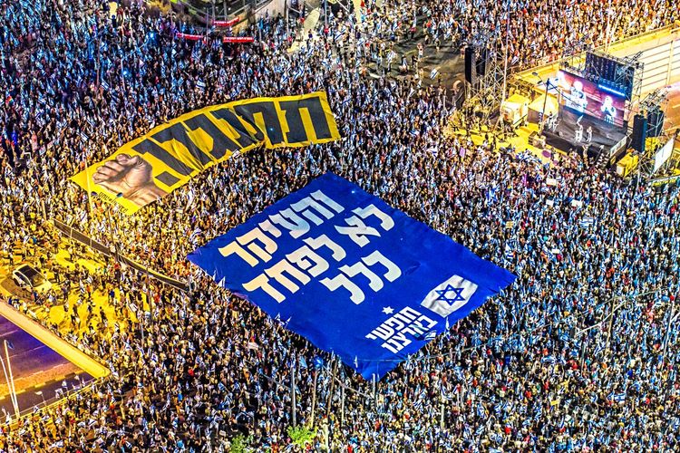 Hunderttausende demonstrieren vor Knesset-Abstimmung gegen Justizreform in Israel
