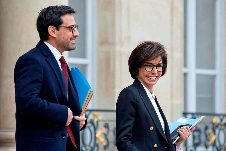 Der neue Außenminister Stéphane Séjourné und Neo-Kulturministerin Rachida Dati