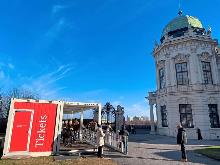 Die meisten Besuche aller Bundesmuseen verzeichnete 2023 die Österreichische Galerie Belvedere.