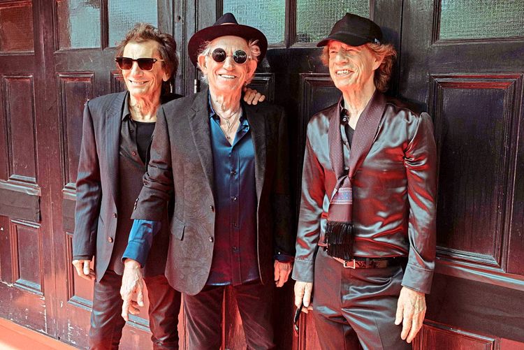 Ronnie Wood, Keith Richards und Mick Jagger von den Rolling Stones, das sind 235 Jahre Rock'n'Roll. Ihr Album 