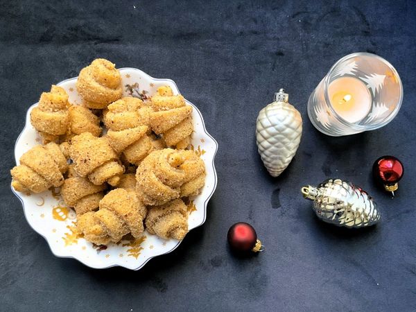 Zimt-Haselnuss-Kipferl