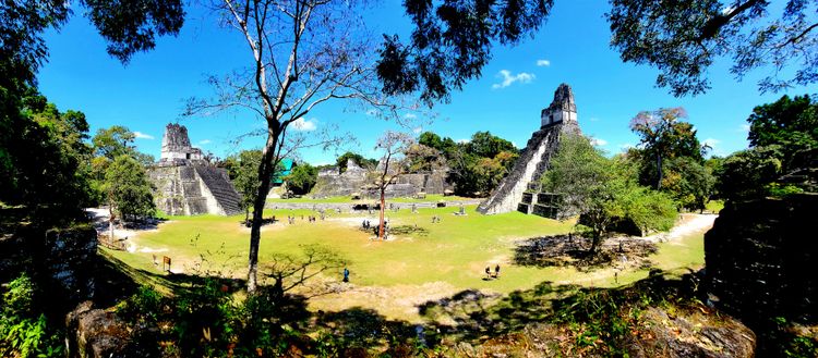 Maya Stätte Tikal in Guatemala, im März 24, auf der Reise durch Zentralamerika.
