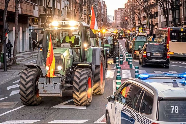 Bauernproteste in Spanien