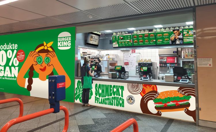 Vegan; Burger King; Westbahnhof Wien