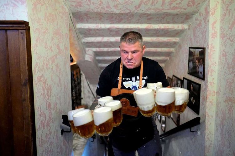 In Prag finden auch Bierrennen statt.