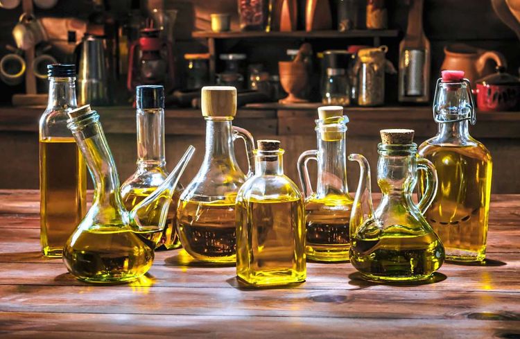 Olivenöl Flaschen Qualität