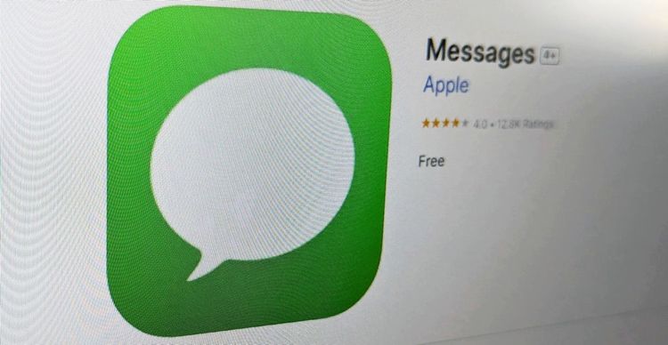 Das Logo von Apples Messages-App