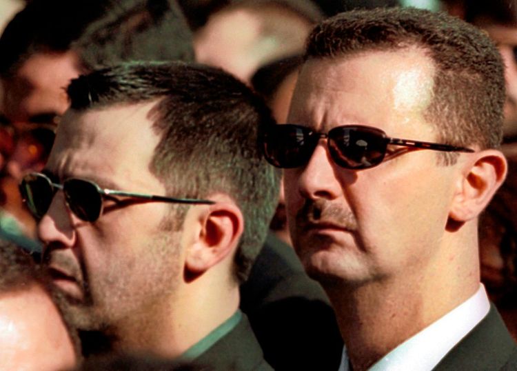 Bashar (rechts) und Maher al-Assad