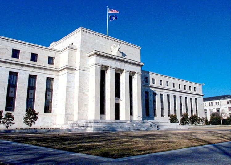 Das Gebäude der Federal Reserve in Washington D.C.