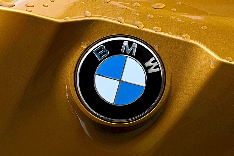 Das Logo von BMW.