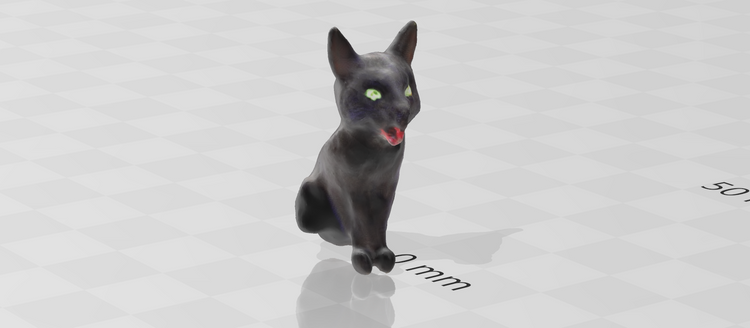 3D-Modell eines Katers
