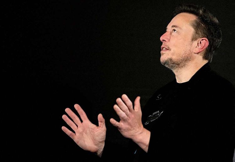 Das Bild zeigt Elon Musk