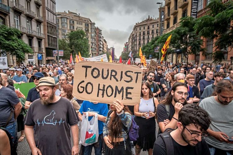 Demonstranten, Spanien