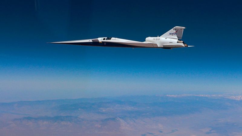 Nasa-Jet X-59 durchbricht erstmals die Schallmauer