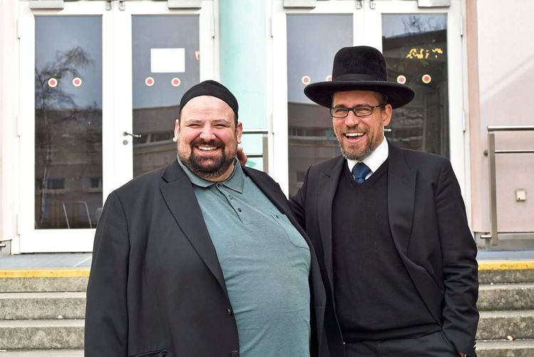 Imam Ramazan Demir und Rabbiner Schlomo Hofmeister.