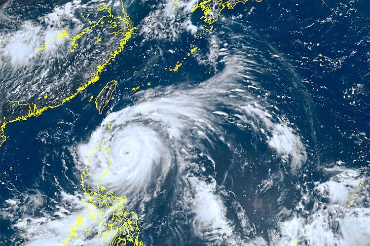 Taifun Doksuri nahe den Philippinen 