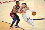 New York Knicks fehlt nur noch ein Sieg zum NBA-Finale Das 121:108 im dritten Spiel der best of seven-Serie gegen die Cleveland Cavaliers war der zehnte Sieg in Serie für die New Yorker