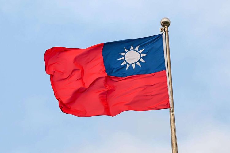 Taiwan-Flagge.