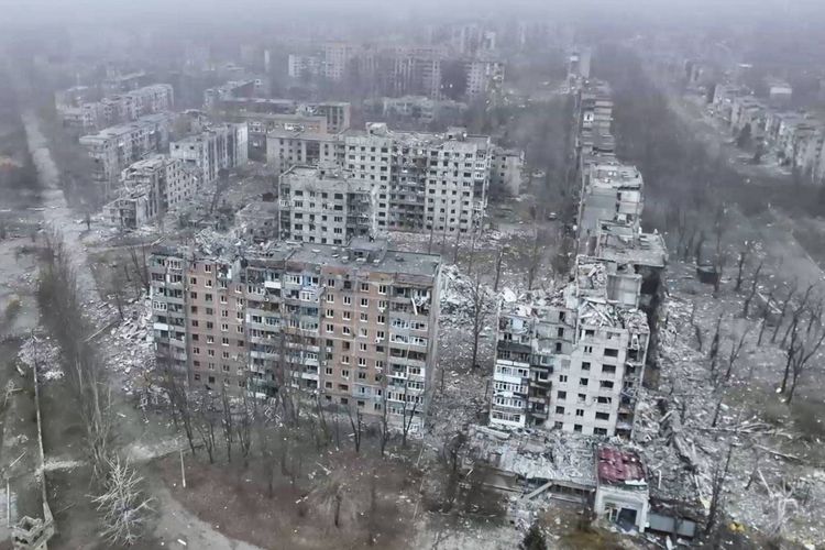 Ukraine Russland Krieg Zerstörung EU