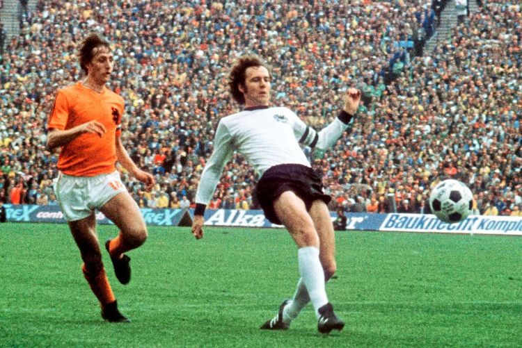 Duell im WM-Finale 1974.