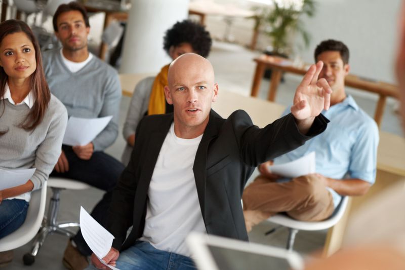 Männer haben Meinungen und keine Hemmungen