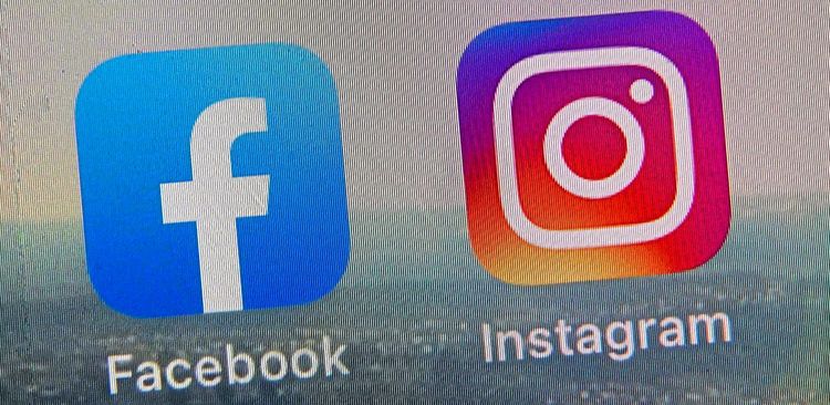 Die App-Icons von Facebook und Instagram.