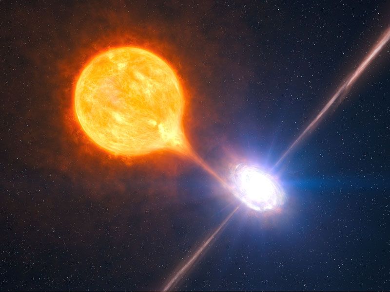 Schwarzes Loch Erzeugt Gewaltige Gasblase Weltraum Derstandardat › Wissenschaft