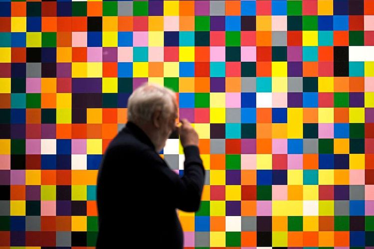 Der deutsche Kunstmaler Gerhard Richter war von 1971 bis 1993 Professor für Malerei an der Kunstakademie Düsseldorf.