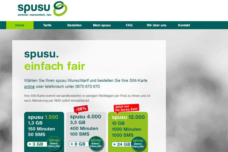 Spusu Tarife Mit Handy